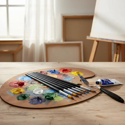 Set De 9 Pinceles Corot En Punta