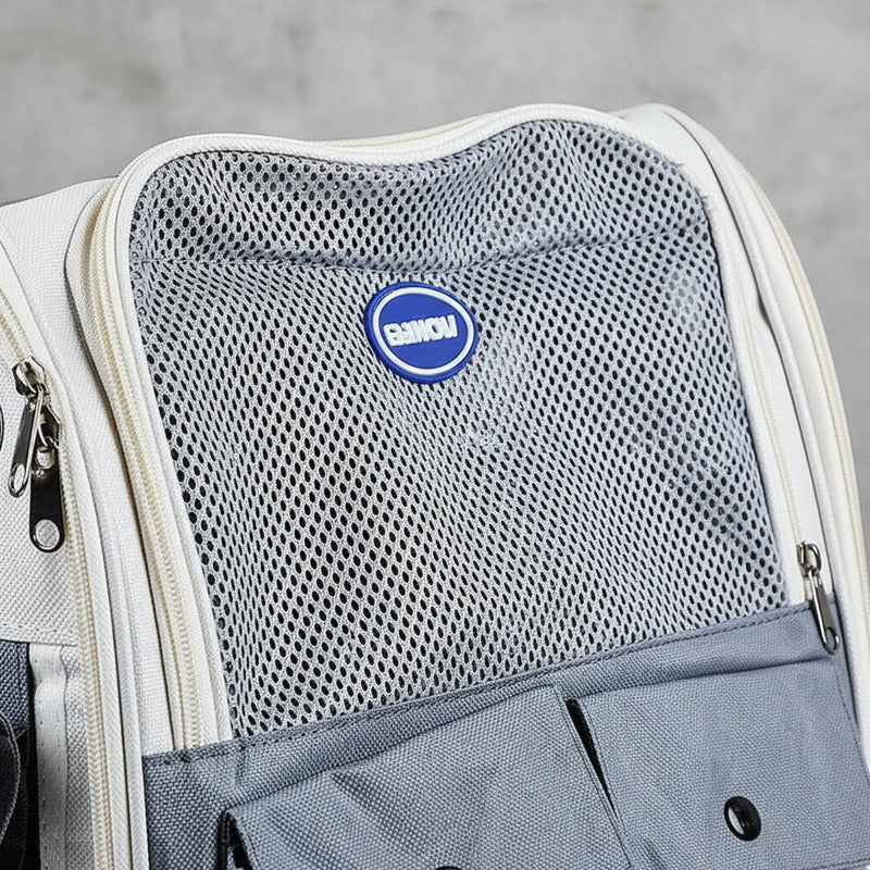 Mochila Transportadora Para Mascota Con Bolsillos 35 X 36 cm