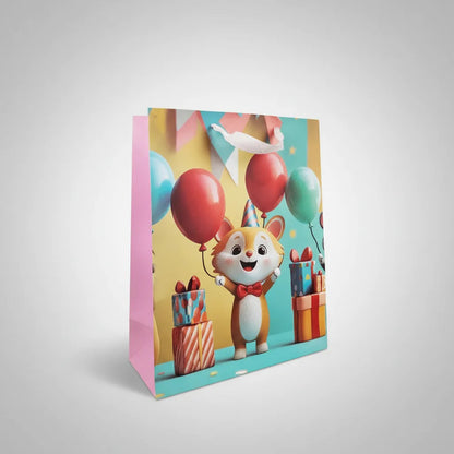 Bolsa De Regalo Chica Diseño Infantil 3D