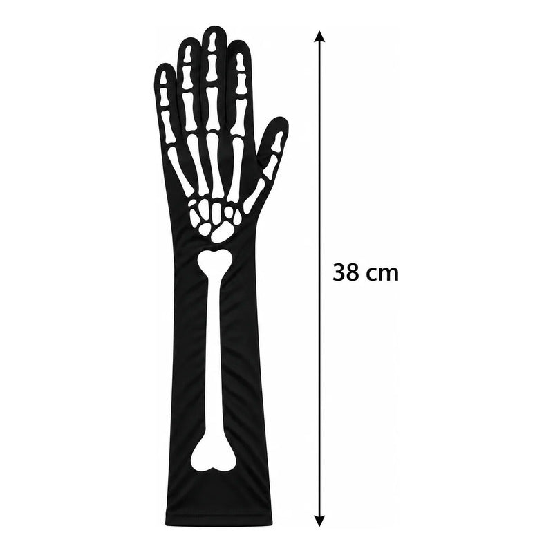 Guantes Largos Calavera