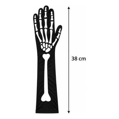 Guantes Largos Calavera
