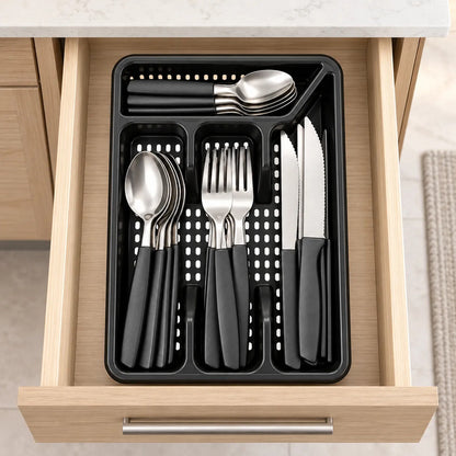 Set de Cubiertos con Soporte