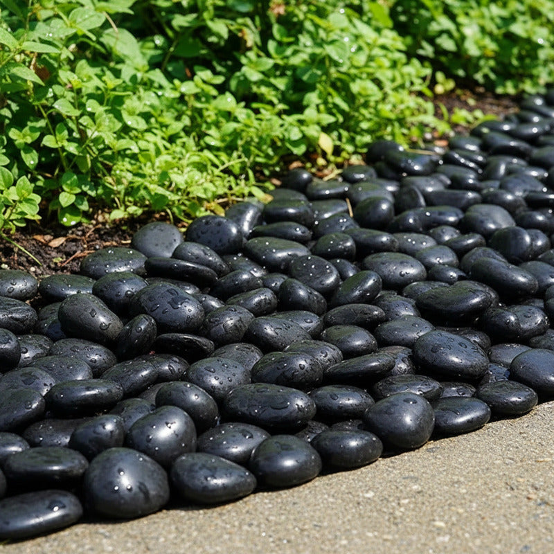 Piedras Lisas Negras 800g