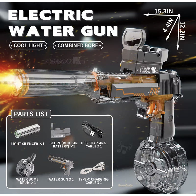 Pistola De Agua Con Luz