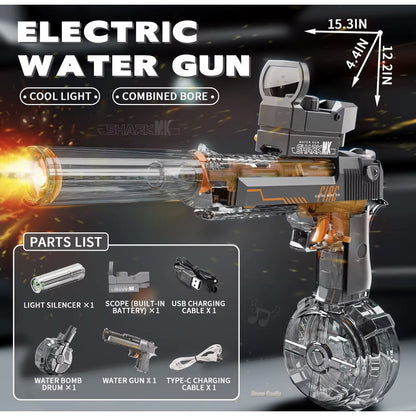 Pistola De Agua Con Luz