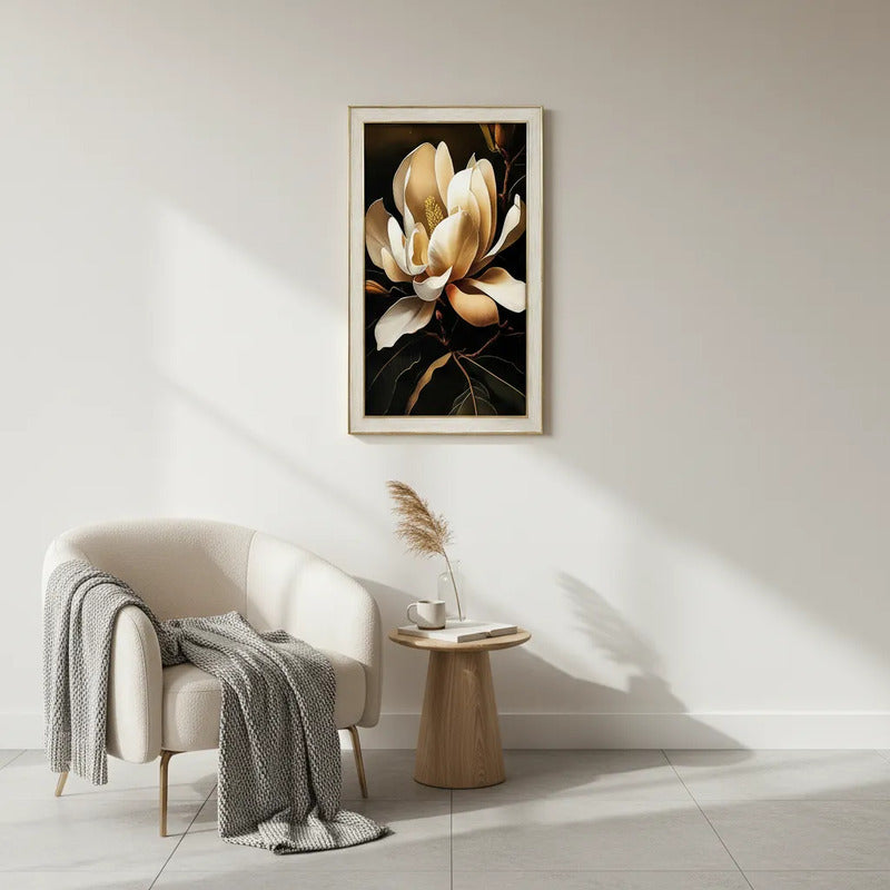 Cuadro De Flores Magnolia