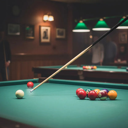 Taco De Pool Corto De Madera