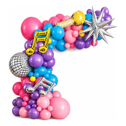 Kit De Globos Nostalgia Disco