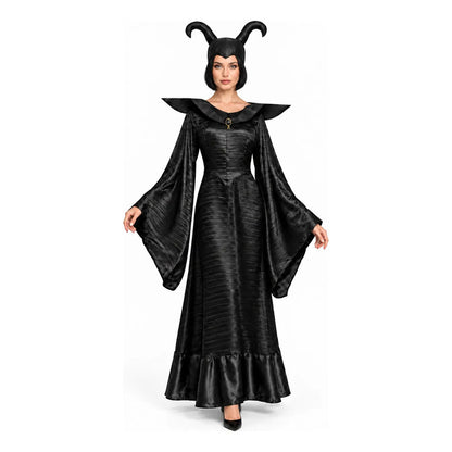 Disfraz Maléfica Vestido y Cuernos Adulto