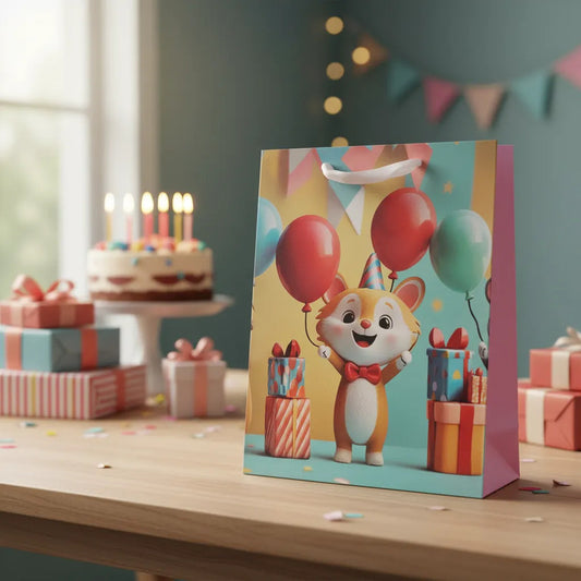 Bolsa De Regalo Grande Diseño Infantil 3D
