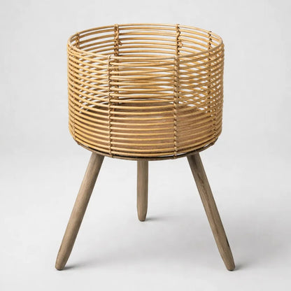 Porta Maceta Artesanal Con Patas 56 cm