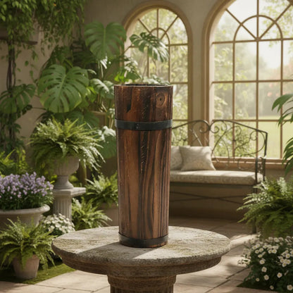 Jarrón De Madera 49 cm