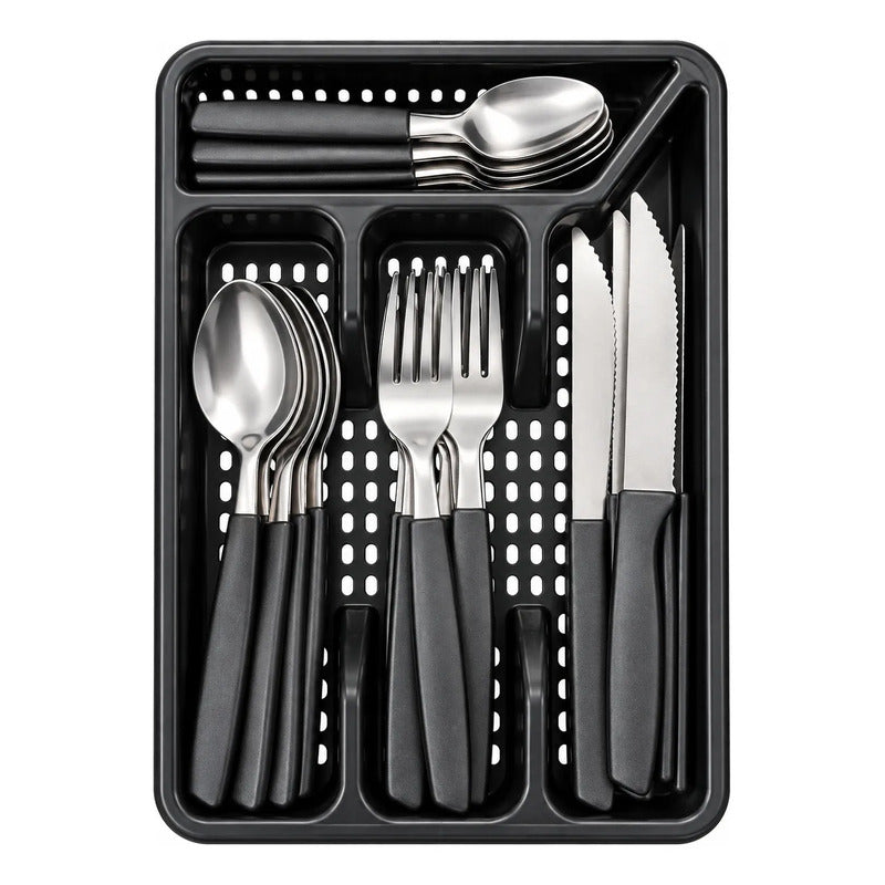 Set de Cubiertos con Soporte