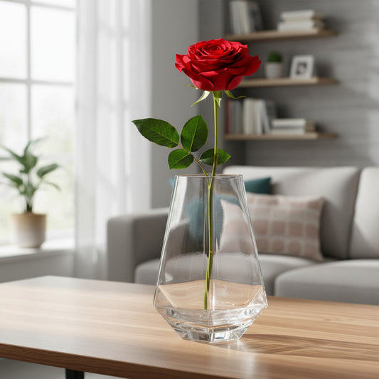 Florero Forma Pentágono 21,5 cm