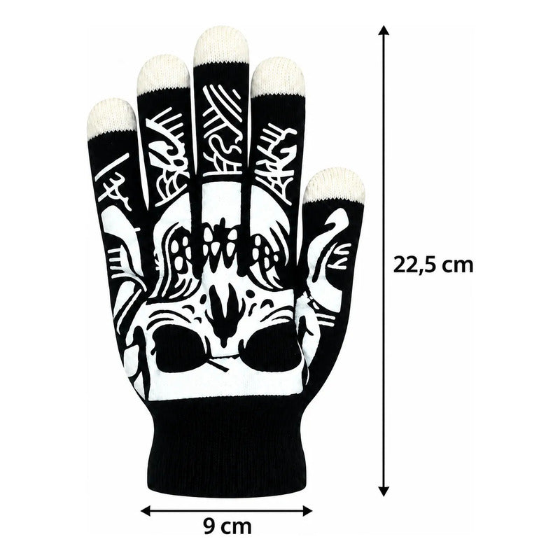 Guantes Calaveras Luminosos