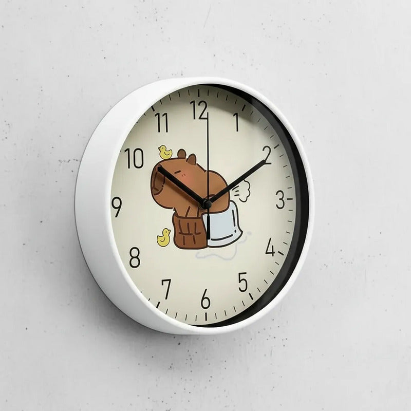 Reloj De Pared Infantil Capibara