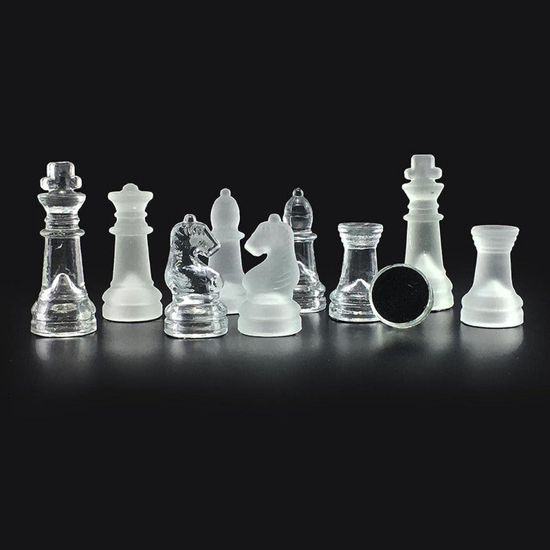 Ajedrez De Vidrio Premium 30 X 30