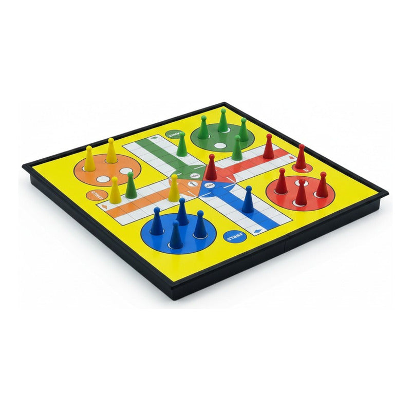 Juego De Mesa 4 En 1 - La Viborita, Ajedrez, Ludo Y Damas