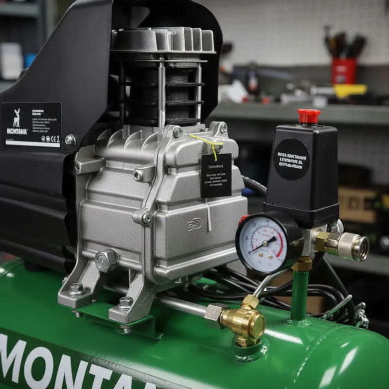 Compresor Montana De 24 Litros - 116 Psi - 220v
