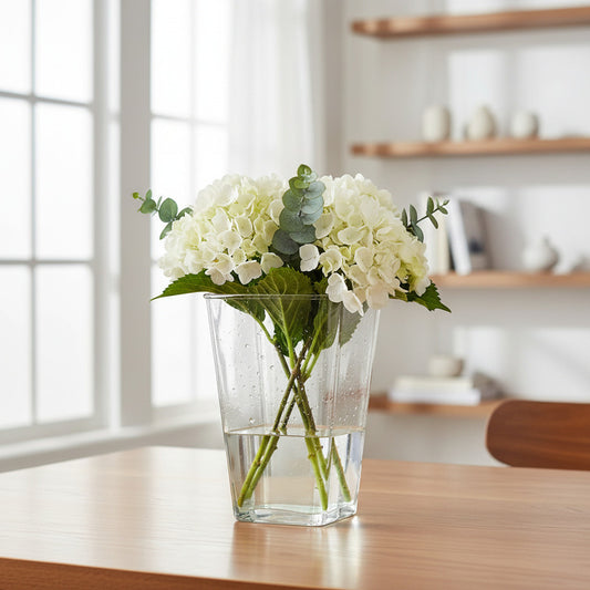 Florero Acrílico Cuadrado 24,5 X 14,5 cm