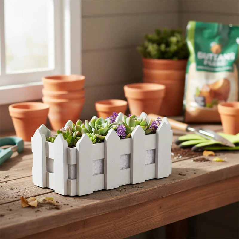 Maceta Jardinera Plástica Grande 7cm