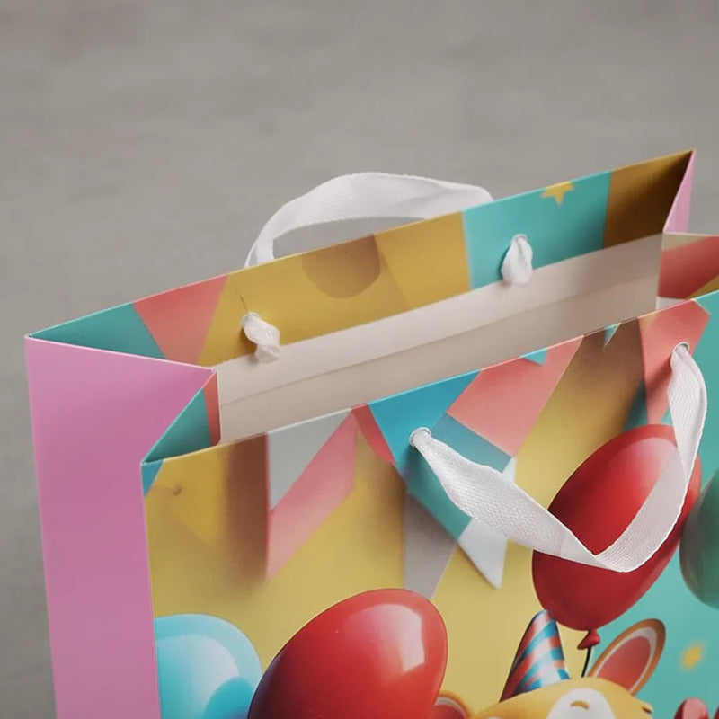 Bolsa De Regalo Chica Diseño Infantil 3D