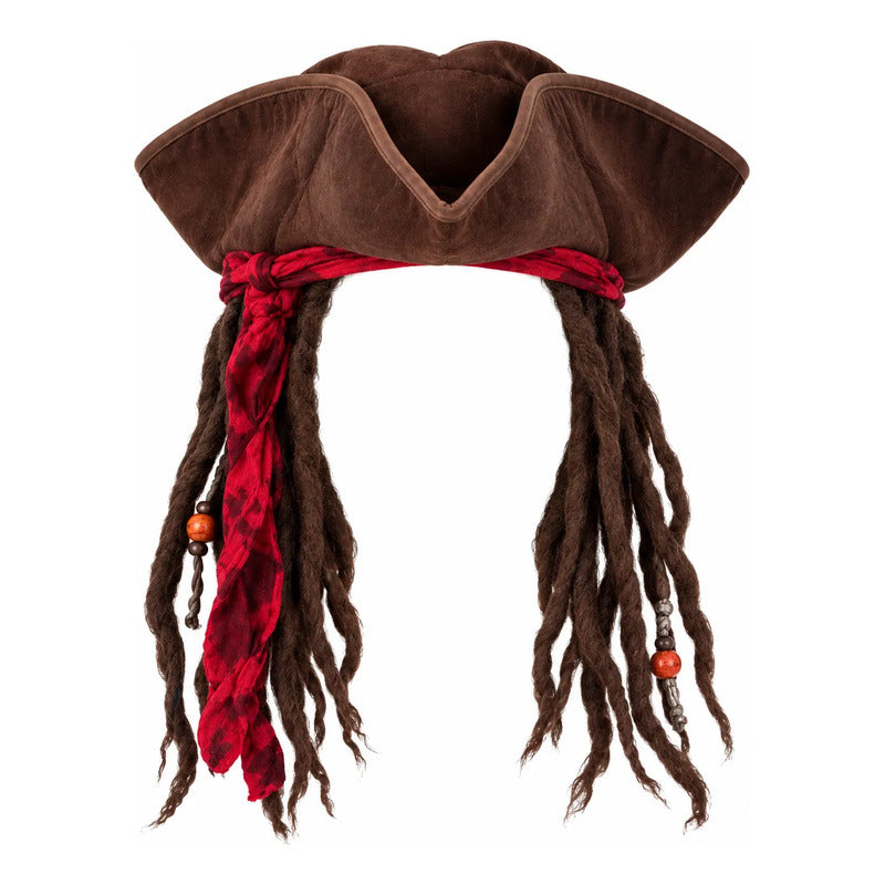 Sombrero Peluca Jack Sparrow