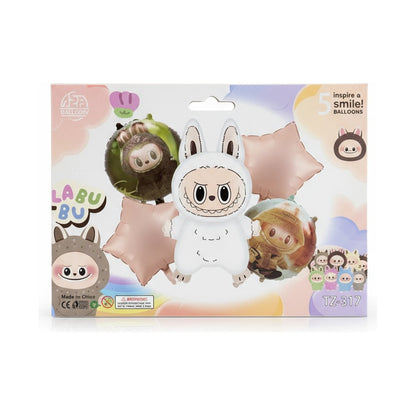 Set De Globos Labubu X5