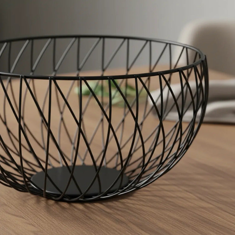 Canasto De Metal Decorativo