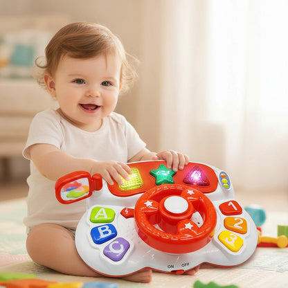 Volante Didáctico Con Luces Y Sonido 20 X 7,5 cm