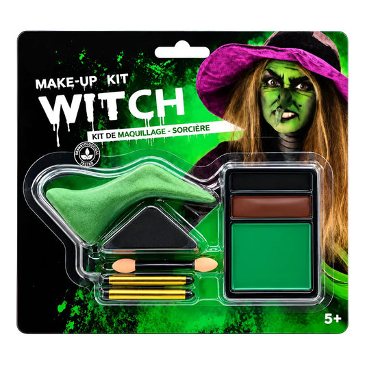 Kit Maquillaje Bruja con Nariz