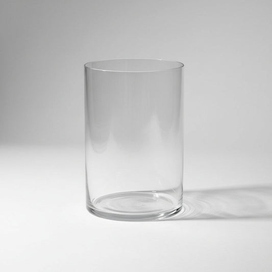 Florero De Vidrio Cilindro 14,5 X 10cm