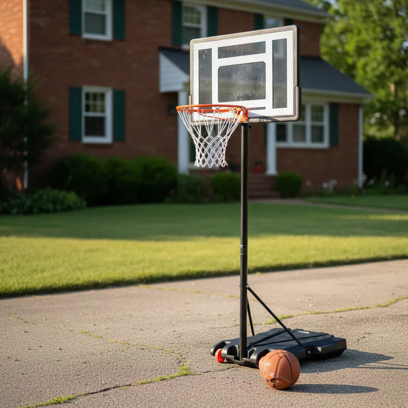 Aro De Basket Con Soporte 210 Cm