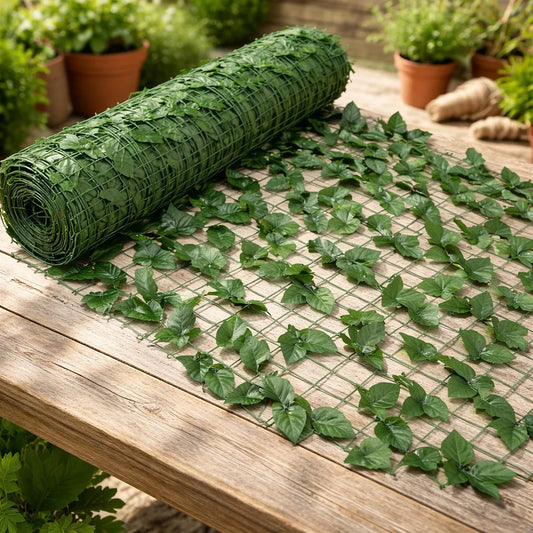 Enredadera Artificial En Rollo Verde Oscuro