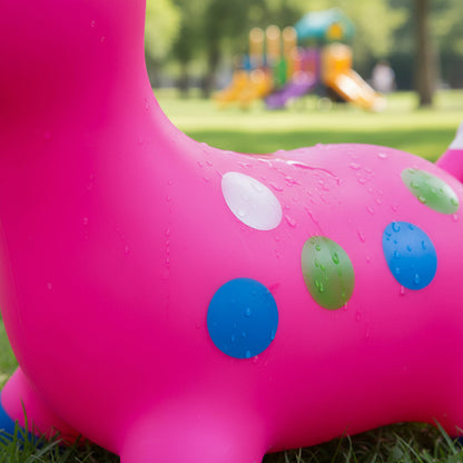 Jirafa Saltarín De Goma Inflable 65 X 54 cm