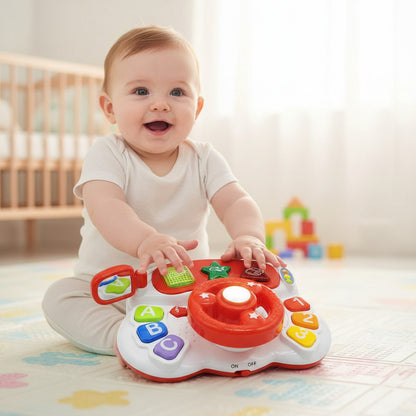 Volante Didáctico Con Luces Y Sonido 20 X 7,5 cm