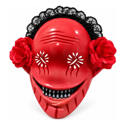 Máscara Terror con Rosas y Encaje