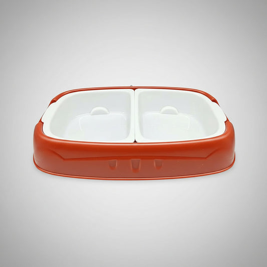 Plato Doble Para Mascotas 33 X 6,5 cm