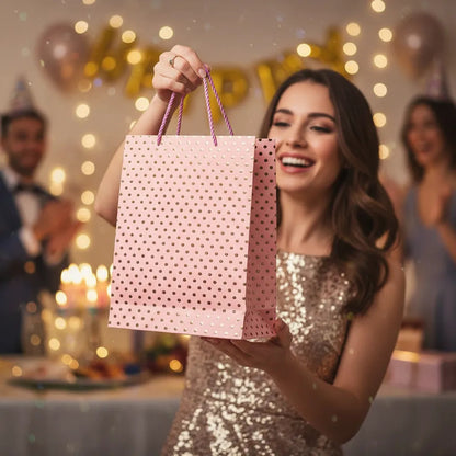 Bolsa De Regalo Puntos Brillantes