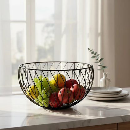 Canasto De Metal Decorativo