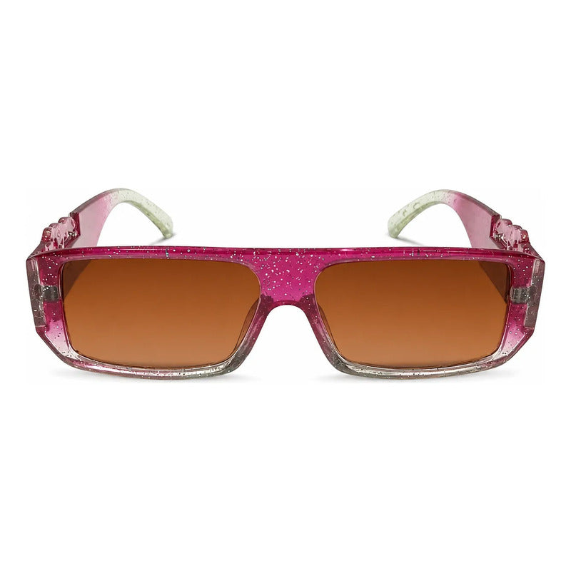 Lentes Rectangulares Con Glitter
