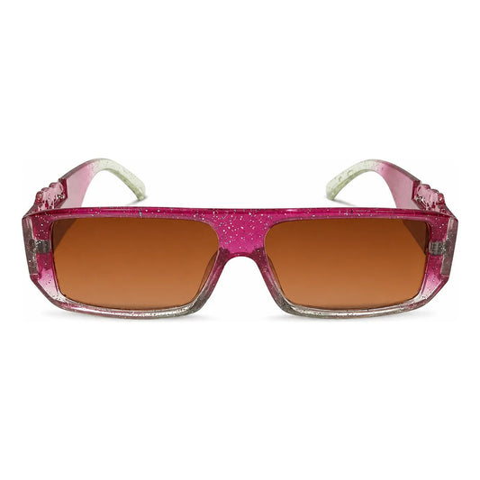 Lentes Rectangulares Con Glitter