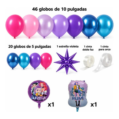 Kit De Globos Guerreras K-POP
