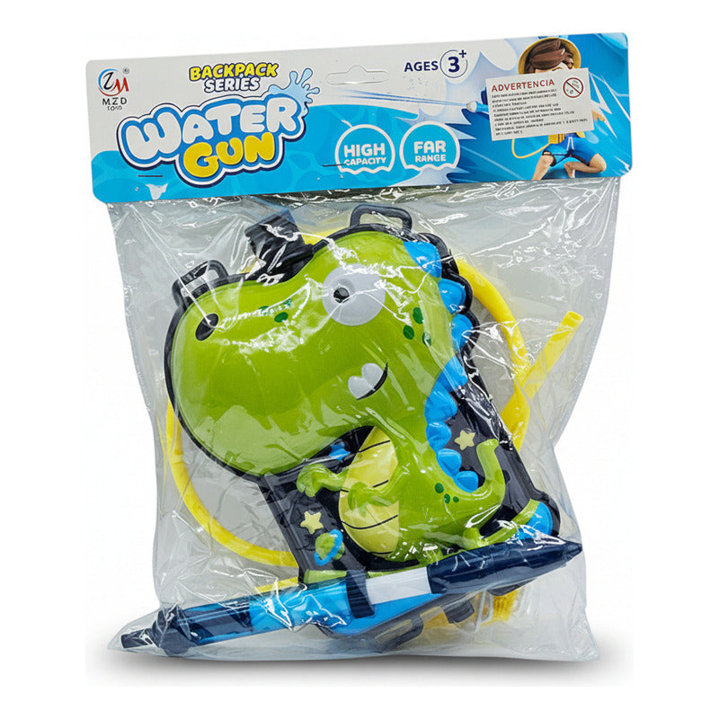 Pistola De Agua Mochila Dinosaurio 22 X 16