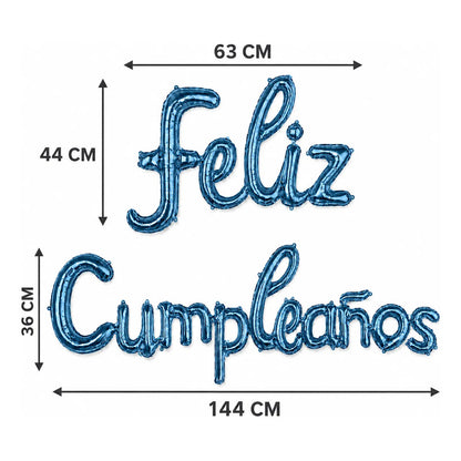 Set de Globos Feliz Cumpleaños