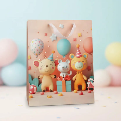 Bolsa De Regalo Grande Diseño 3D