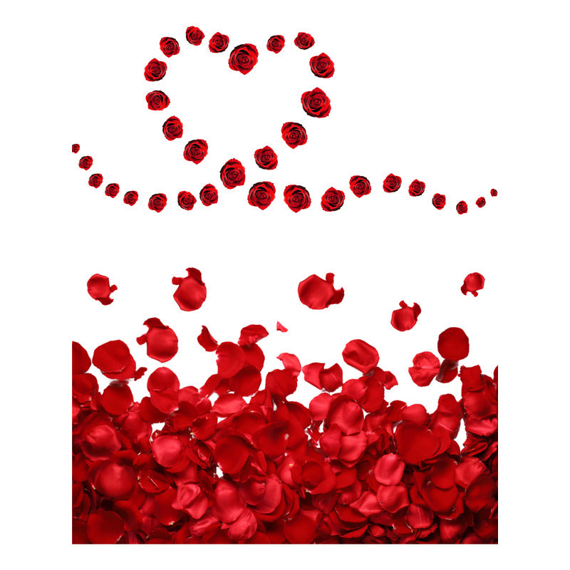 Set Globos Te Amo + Pétalos + Bouquet + Velas