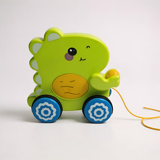 Juguete De Arrastre Dino Bebe Con Sonido