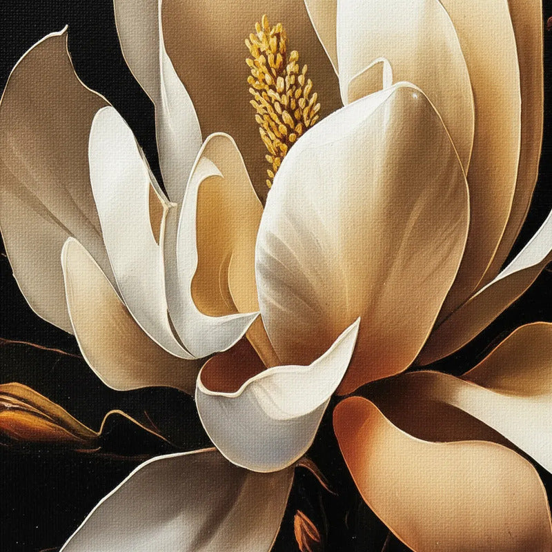 Cuadro De Flores Magnolia