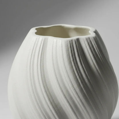 Florero De Plástico Diseño Espiral
